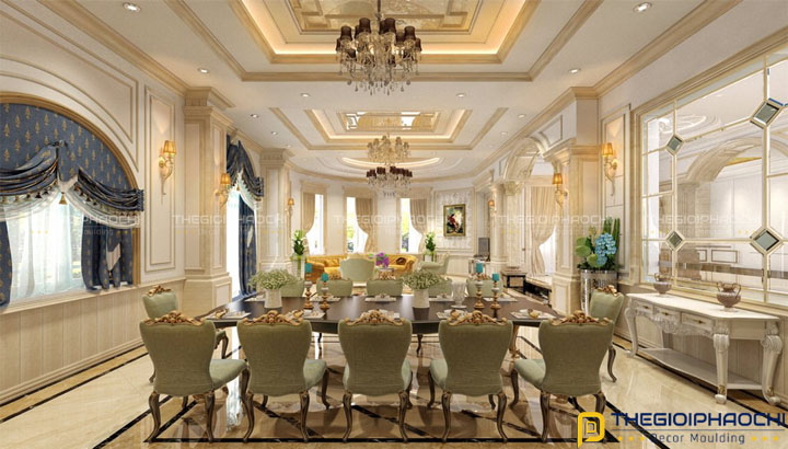 mẫu phào chỉ trần nhựa giả gỗ đẹp